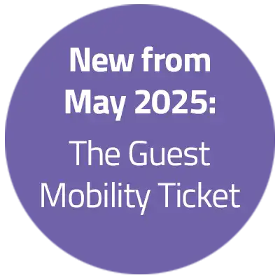 Infobubble zum Guest Mobility Ticket